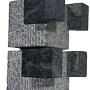 141 - Erős Apolka - Zöldfülü, 2001. 38x17x15cm - Kubai márvány - vietnámi gránit 0310